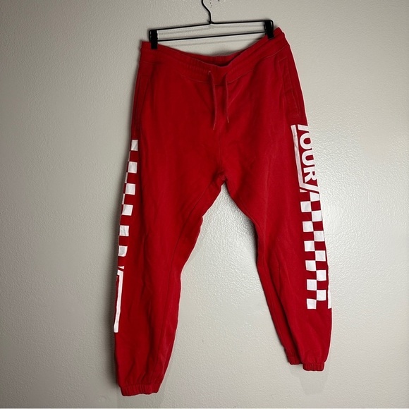 Team Bieber Tour Sweatpants Size Large - Picture 1 of 12